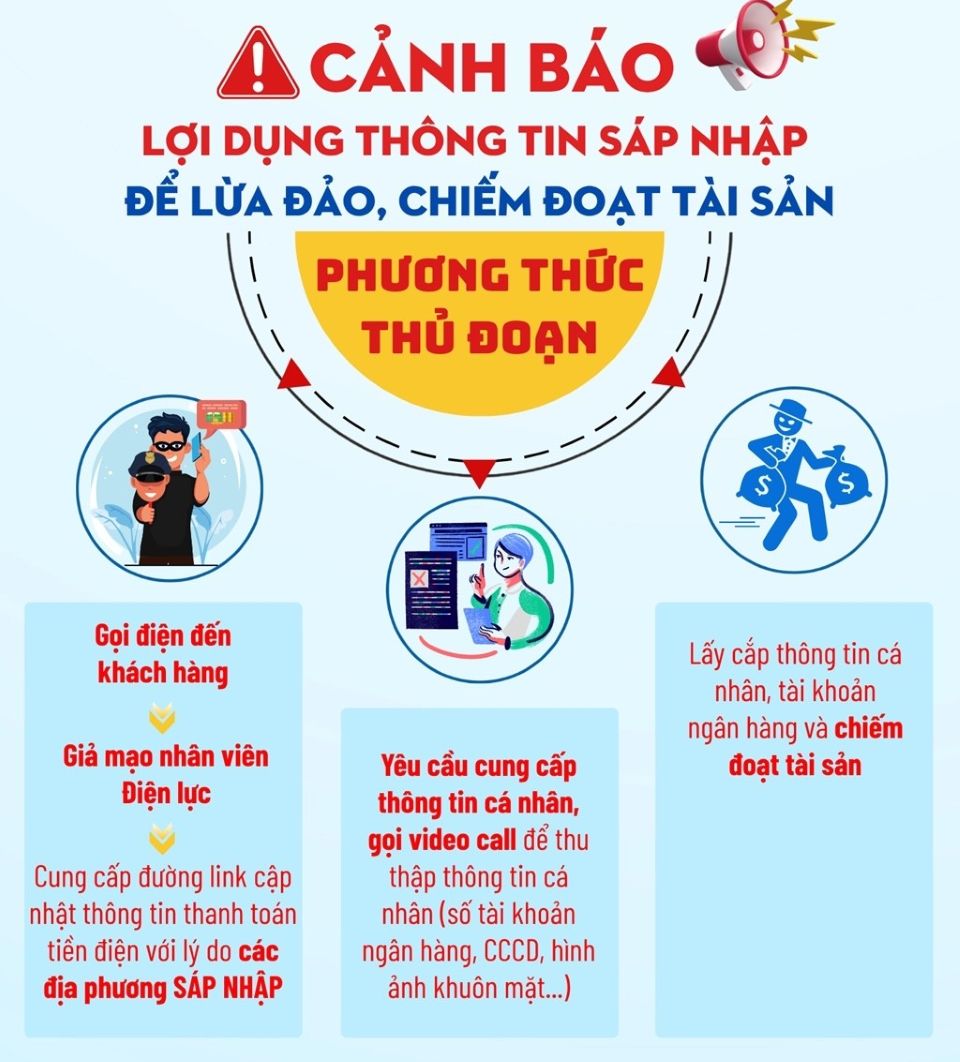 Xuất hiện thủ đoạn lừa đảo mới liên quan đến hợp nhất địa giới hành chính