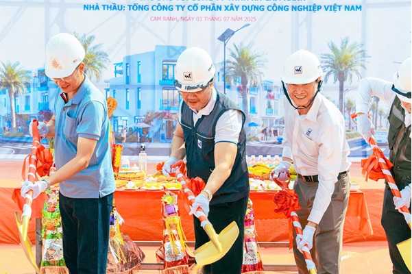 Vinaincon khởi công gói thầu trọng điểm tại dự án KN Paradise Cam Ranh