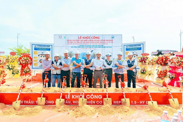 Vinaincon khởi công gói thầu trọng điểm tại dự án KN Paradise Cam Ranh