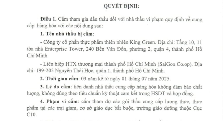 SaiGon Co.op và Vua Gạo bị cấm thầu 3 năm vì chất lượng không đạt chuẩn