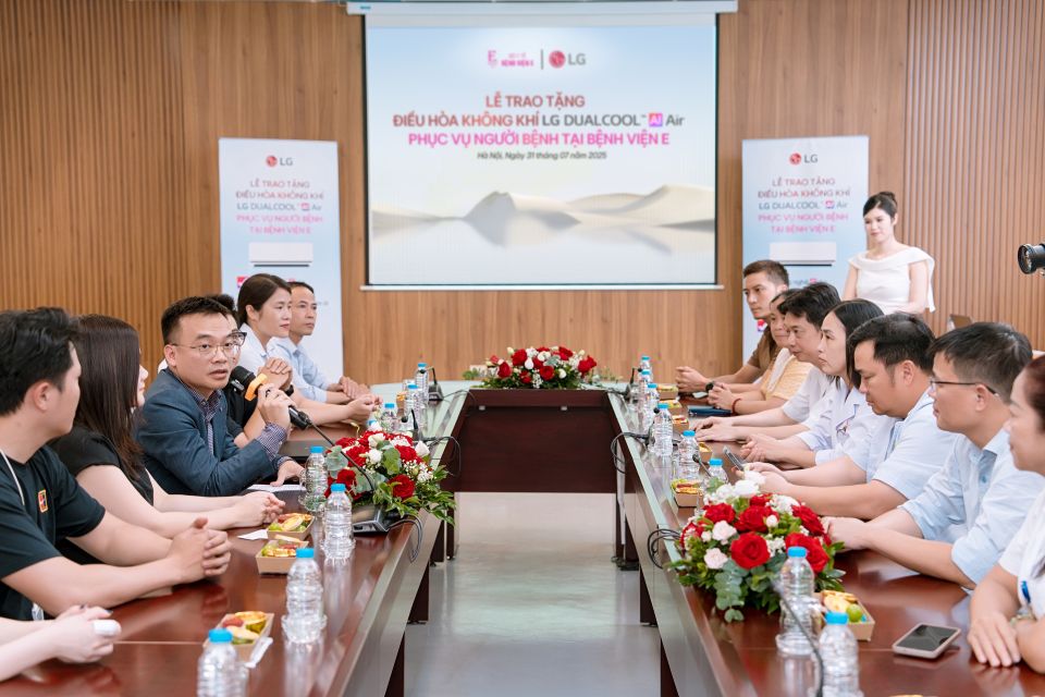 LG Electronics Việt Nam đồng hành, góp phần nâng cao chất lượng khám, chữa bệnh tại bệnh viện E