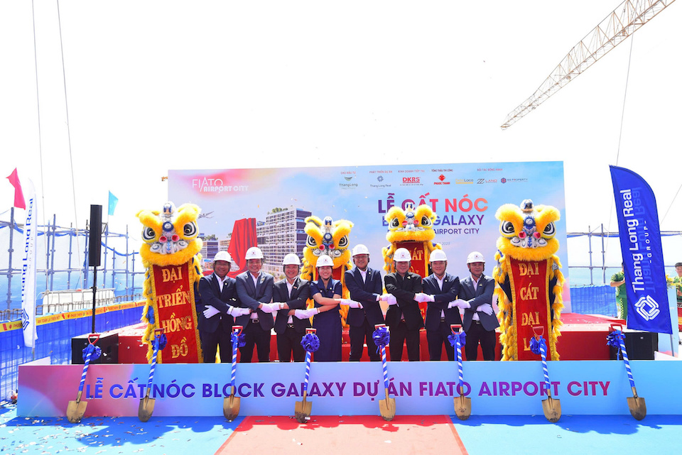 Thang Long Real Group (TLRG) khẳng định uy tín với lễ cất nóc Block Galaxy và ký kết hợp tác HUB TMDV FIATO AIRPORT CITY