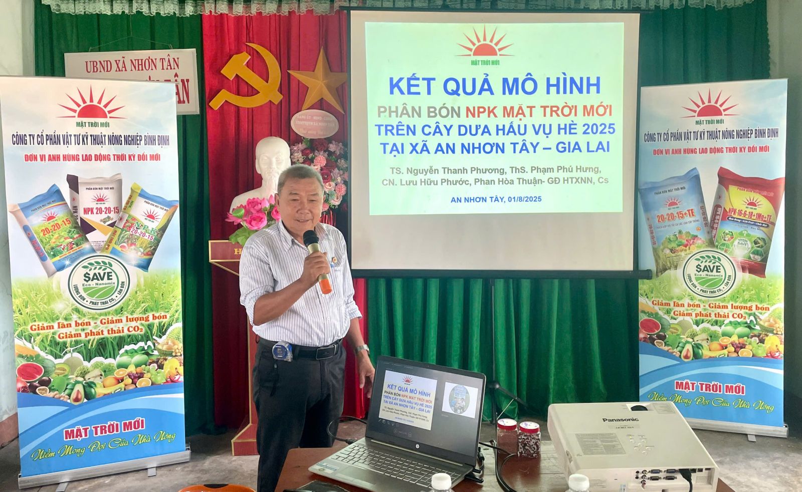 NPK Mặt Trời Mới giúp nông dân An Nhơn Tây thắng lớn vụ dưa hấu Hè 2025