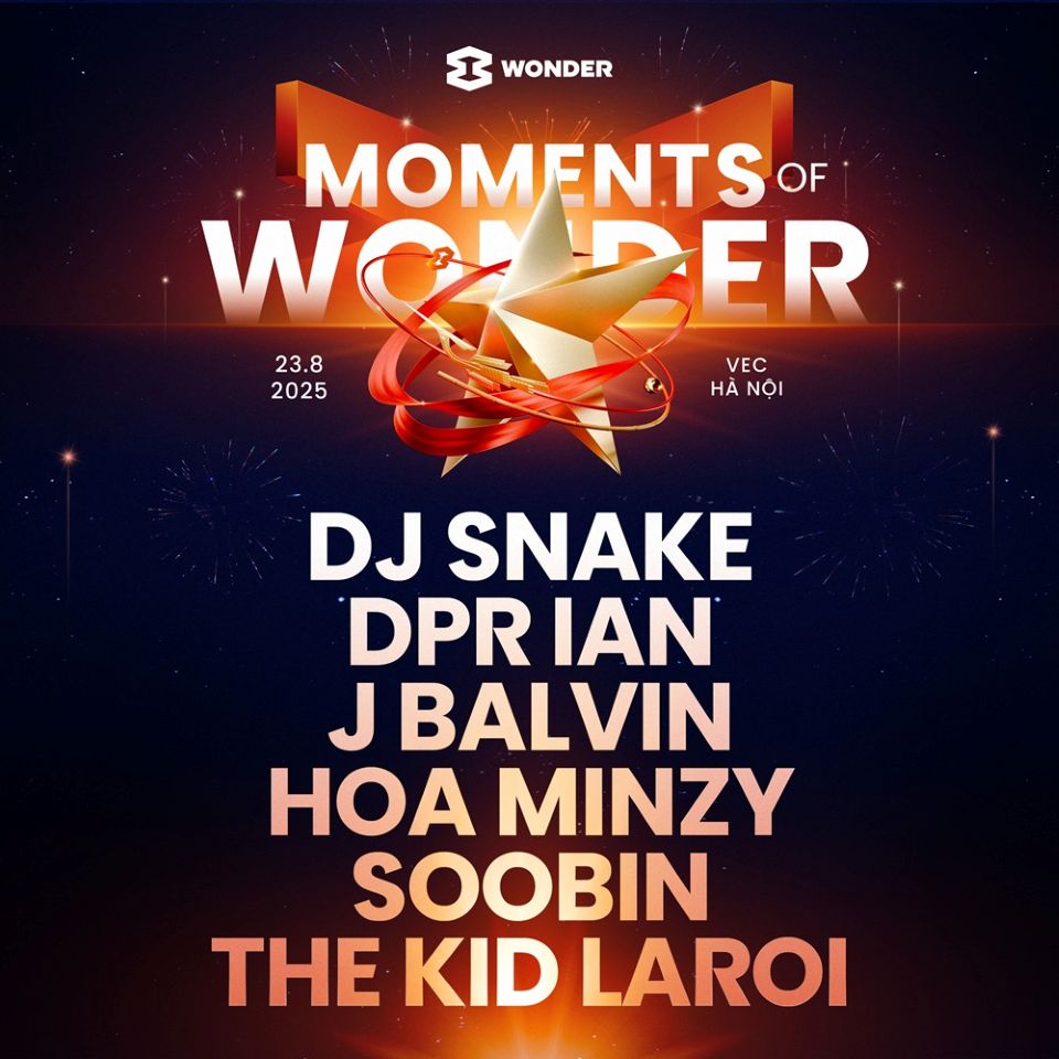 SOOBIN và Hòa Minzy mang âm nhạc Việt thăng hoa trên sân khấu 8Wonder 2025 cùng DJ Snake, DPR Ian, J Balvin…