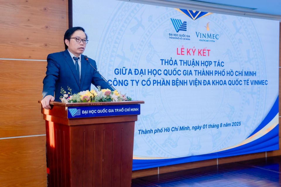 Vinmec và Đại học Quốc gia TP Hồ Chí Minh hợp tác chiến lược: Hợp lực phát triển nhân lực y tế chất lượng cao