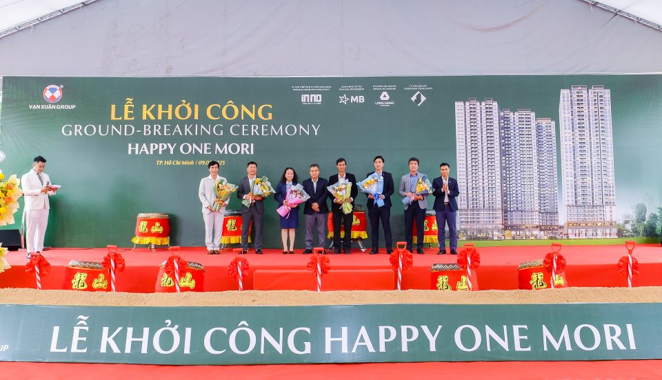 Vạn Xuân Group chính thức Khởi công dự án Happy One Mori