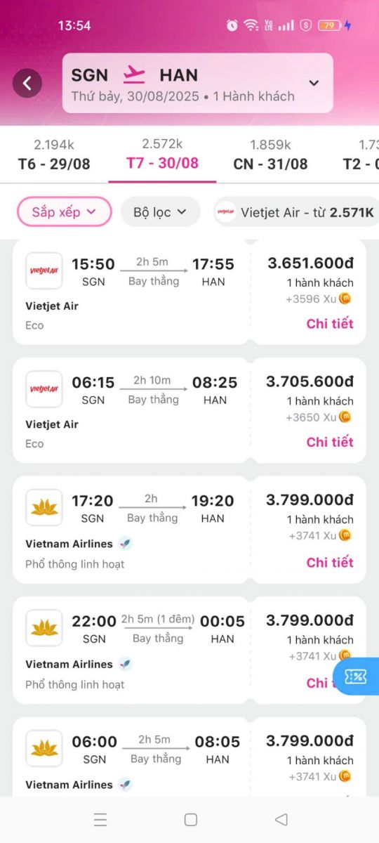 Giá vé máy bay tăng 'nóng' dịp nghỉ lễ Quốc khánh 2/9