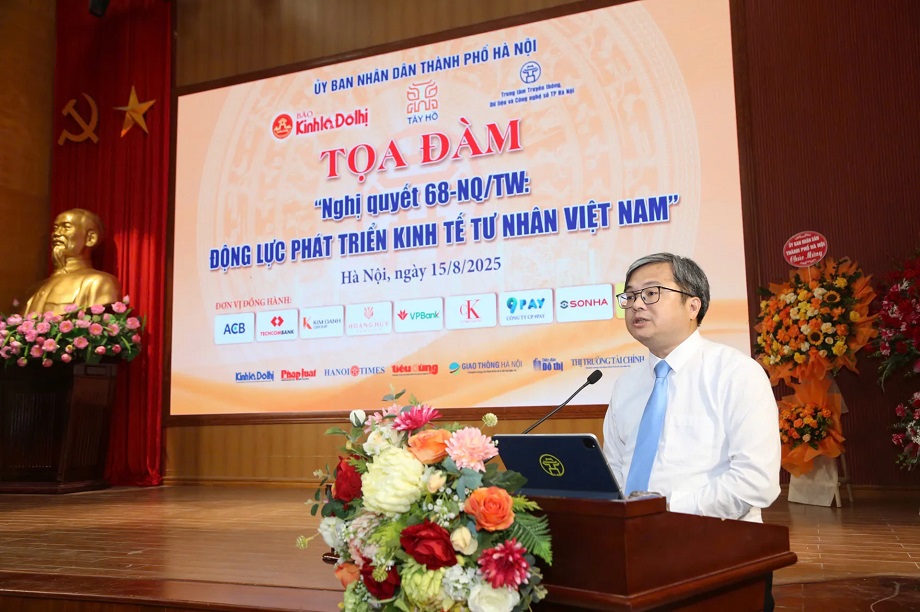Phó Chủ tịch UBND TP Trương Việt Dũng: Hà Nội luôn đồng hành, kiến tạo môi trường kinh doanh tốt nhất để kinh tế tư nhân bứt phá