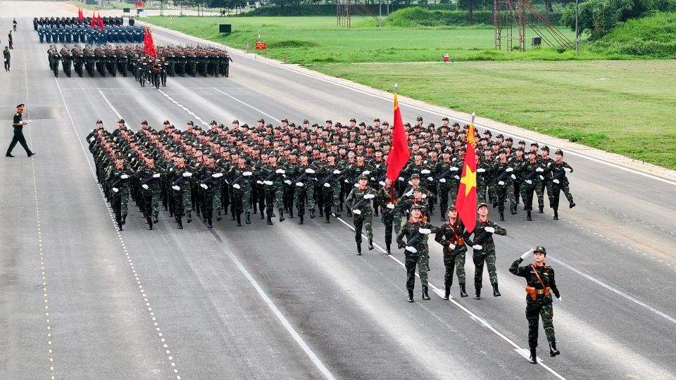 Các khối diễu binh, diễu hành dịp kỷ niệm 80 năm Quốc khánh 2/9