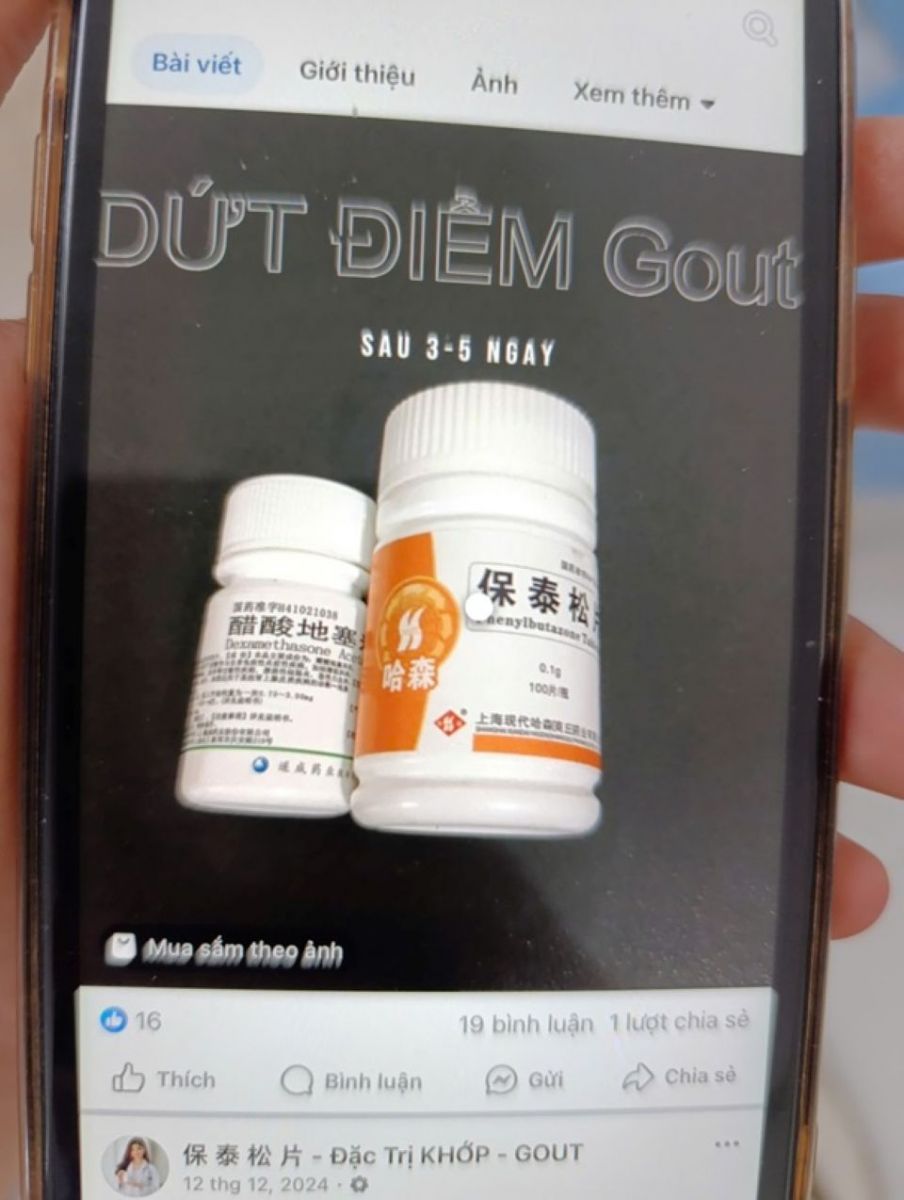 Bộ Y tế cảnh báo không mua, bán hoặc sử dụng các thuốc chứa Phenylbutazone