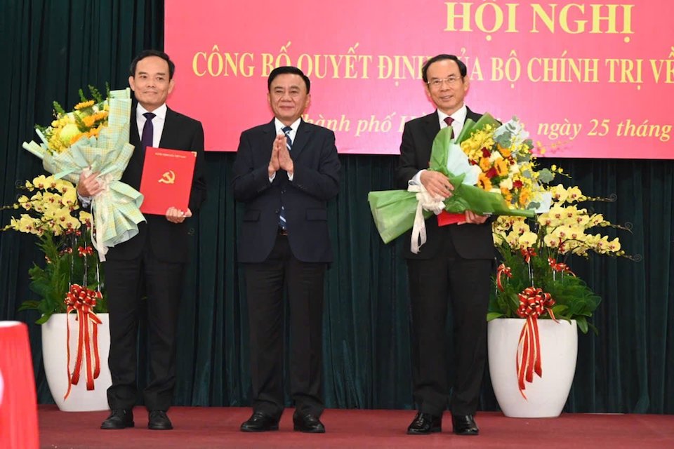 Ông Trần Lưu Quang làm Bí thư Thành ủy TP Hồ Chí Minh