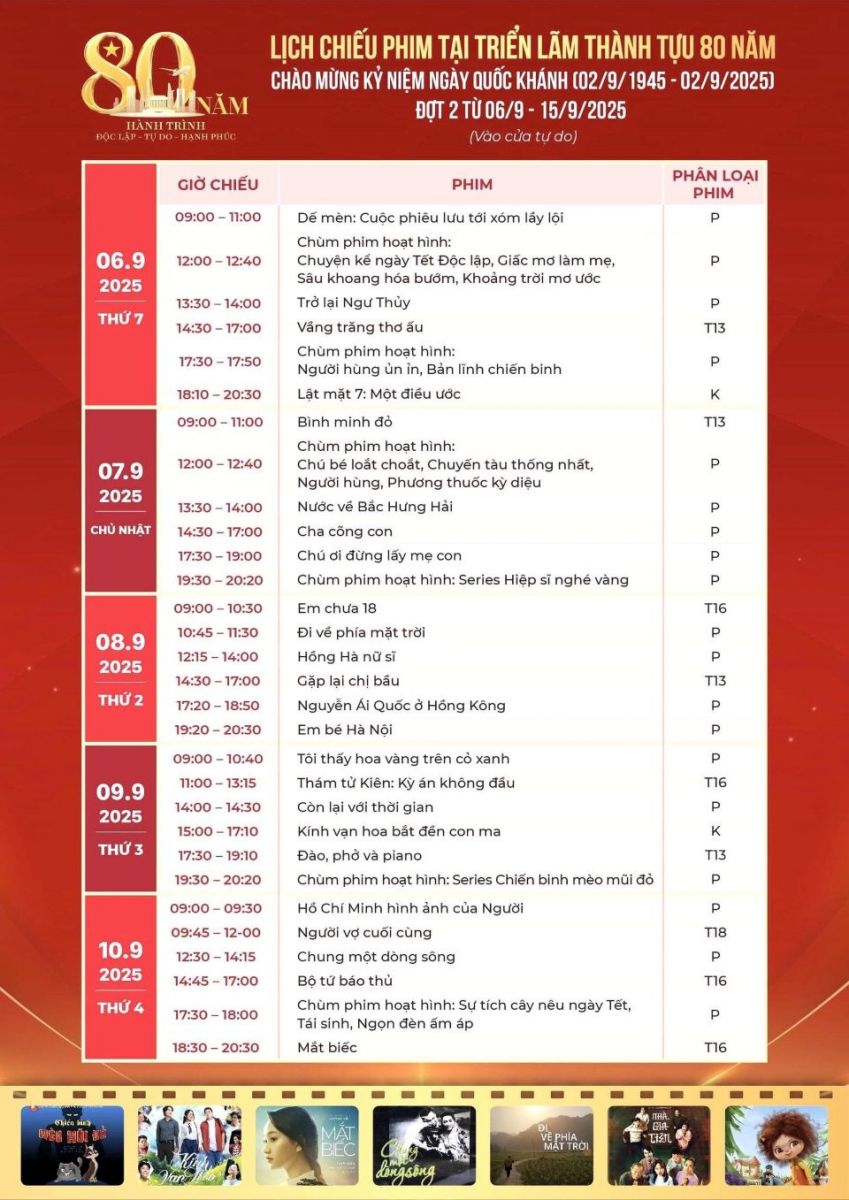 Lịch chiếu miễn phí 46 bộ phim hoạt hình Việt Nam