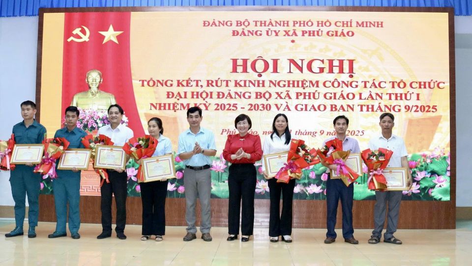 TP Hồ Chí Minh: Xã Phú Giáo tổng kết công tác tổ chức Đại hội Đại biểu Đảng bộ xã lần thứ I
