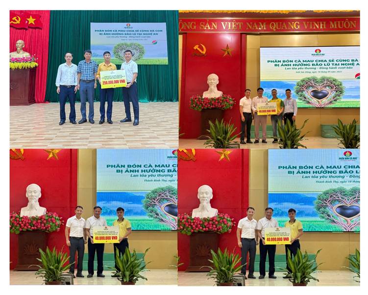 Lan tỏa yêu thương – PVCFC đồng hành cùng đồng bào Nghệ An sau thiên tai