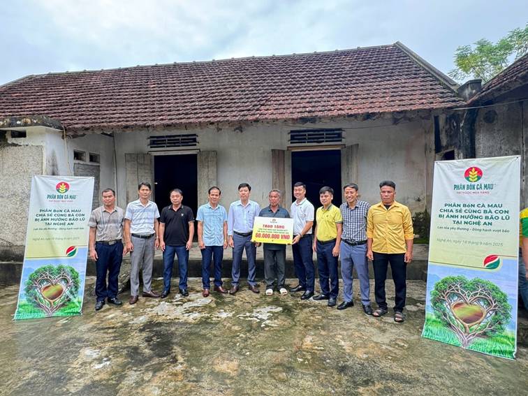 Lan tỏa yêu thương – PVCFC đồng hành cùng đồng bào Nghệ An sau thiên tai