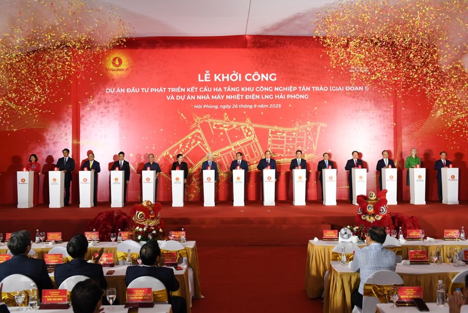 Vingroup khởi công Khu Công nghiệp Tân Trào và Nhà máy Nhiệt điện LNG Hải Phòng