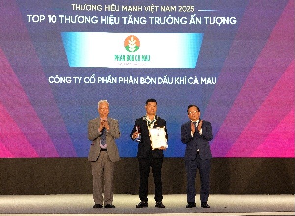 Top 10 thương hiệu tăng trưởng ấn tượng 2025: PVCFC xuất khẩu bứt phá, khẳng định vị thế tiên phong