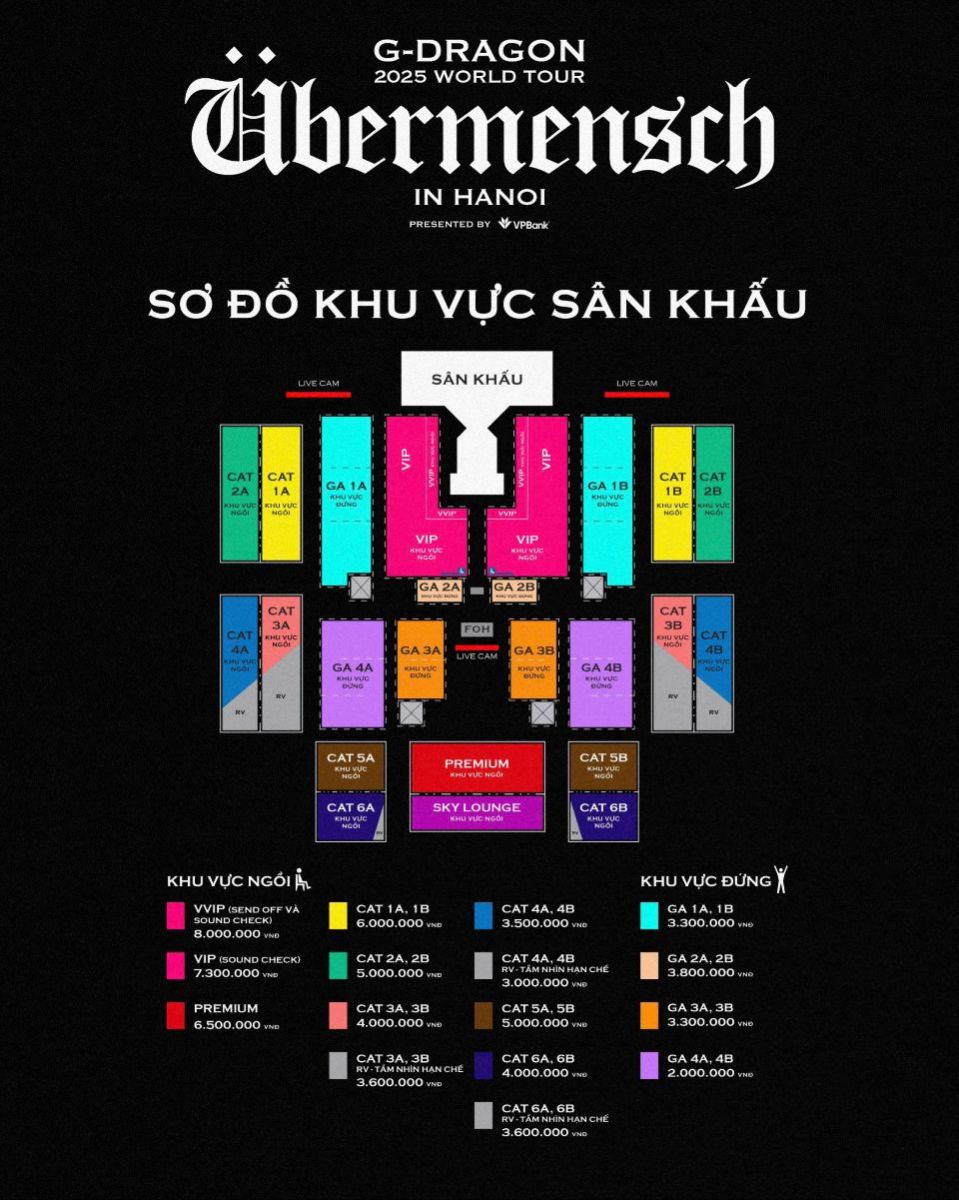 G-DRAGON 2025 WORLD TOUR [Übermensch] biểu tượng toàn cầu chính thức trở lại với chuyến lưu diễn được mong chờ bậc nhất tại các thành phố lớn
