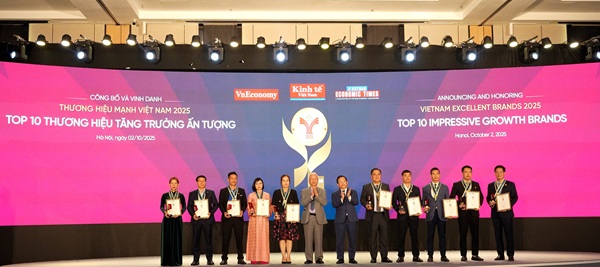Top 10 thương hiệu tăng trưởng ấn tượng 2025: PVCFC xuất khẩu bứt phá, khẳng định vị thế tiên phong