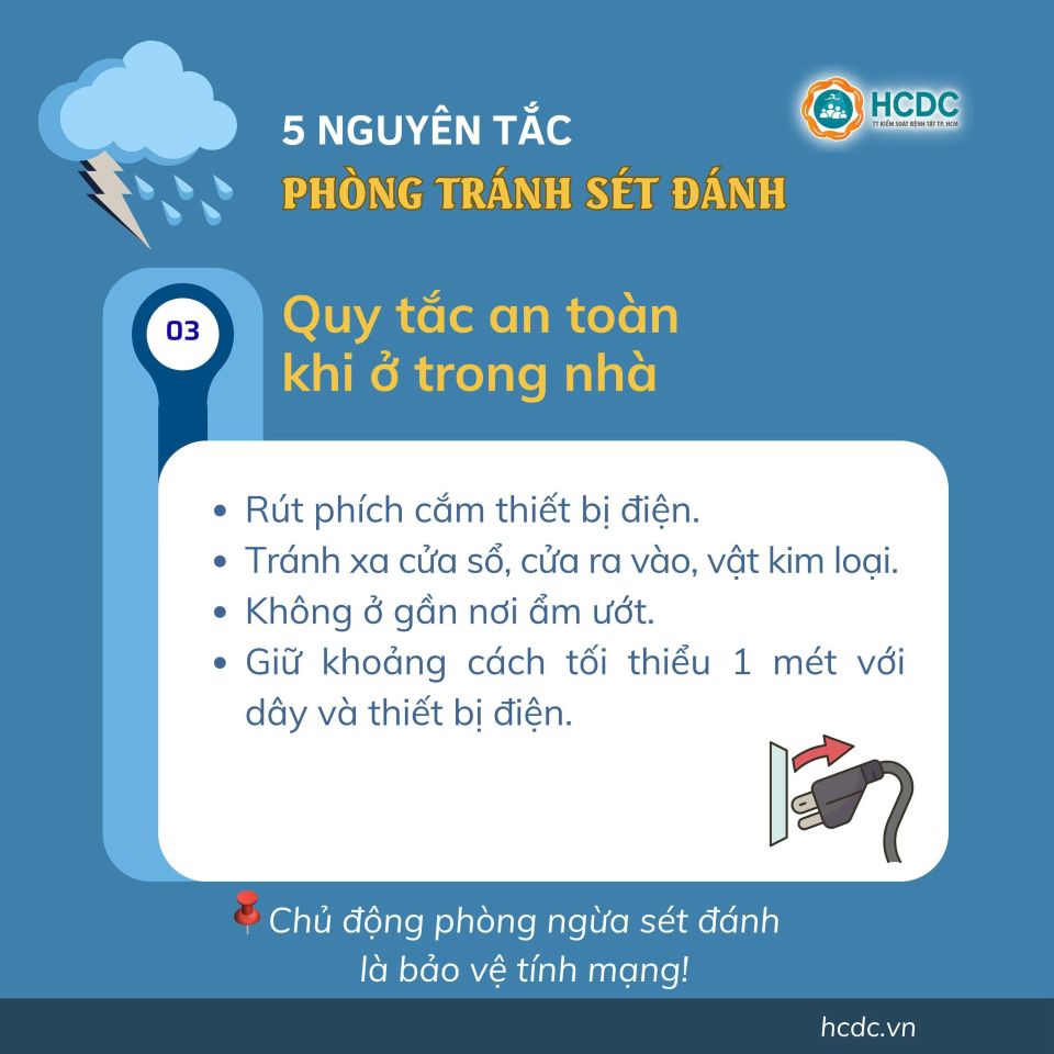 Người dân cần làm gì để đề phòng sét đánh vào mùa mưa?