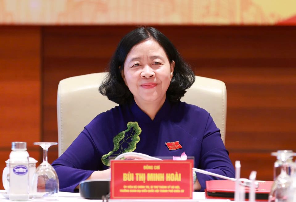 Toàn cảnh phiên trù bị Đại hội đại biểu Đảng bộ Thành phố Hà Nội lần thứ XVIII nhiệm kỳ 2025 - 2030
