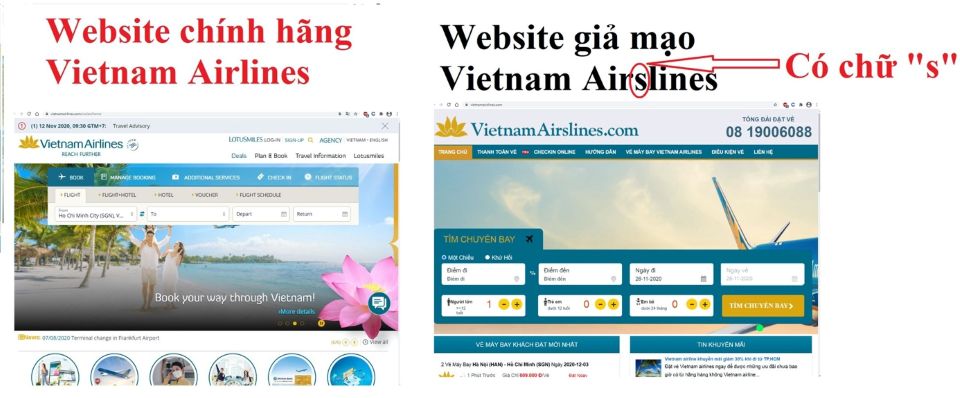 Đừng để “mất tiền, lỡ Tết” vì mua vé máy bay qua mạng