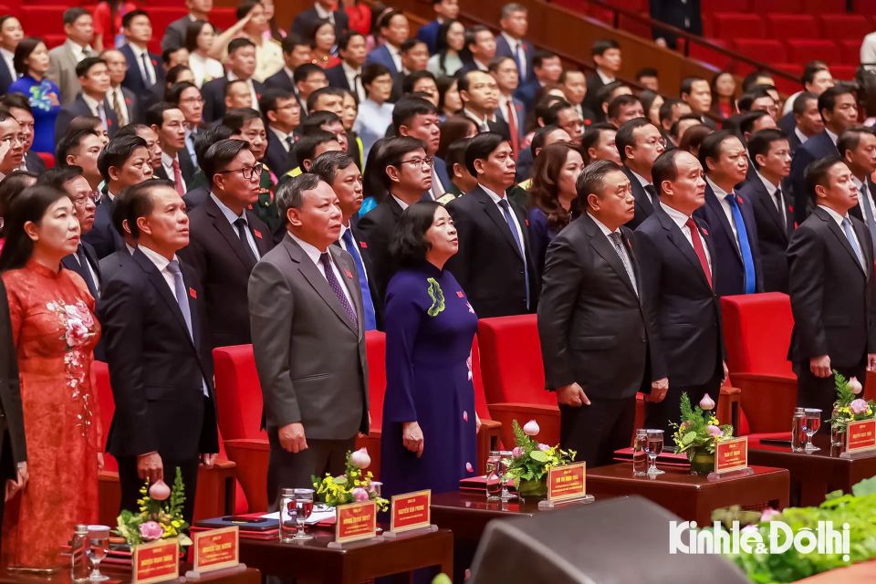 Toàn cảnh phiên trù bị Đại hội đại biểu Đảng bộ Thành phố Hà Nội lần thứ XVIII nhiệm kỳ 2025 - 2030