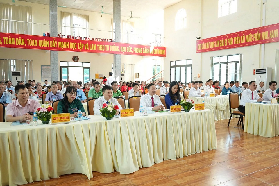 Đại hội đại biểu Hội Nông dân xã Hợp Thịnh lần thứ I thành công tốt đẹp