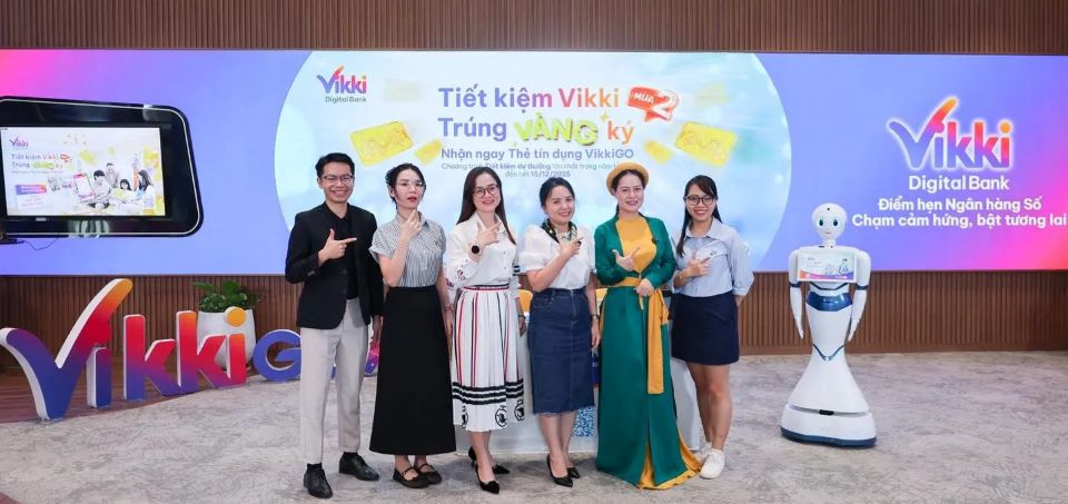 Gửi tiết kiệm tại Vikki Bank: Nhận quà vàng mỗi ngày, trúng lớn tới 1 ký vàng