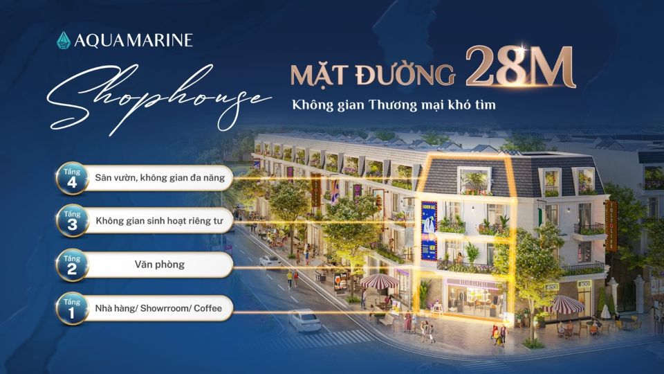 Đầu tư 6 tỷ – Nhận dòng tiền 26 triệu/tháng từ shophouse đã có sổ đỏ tại Diễn Châu