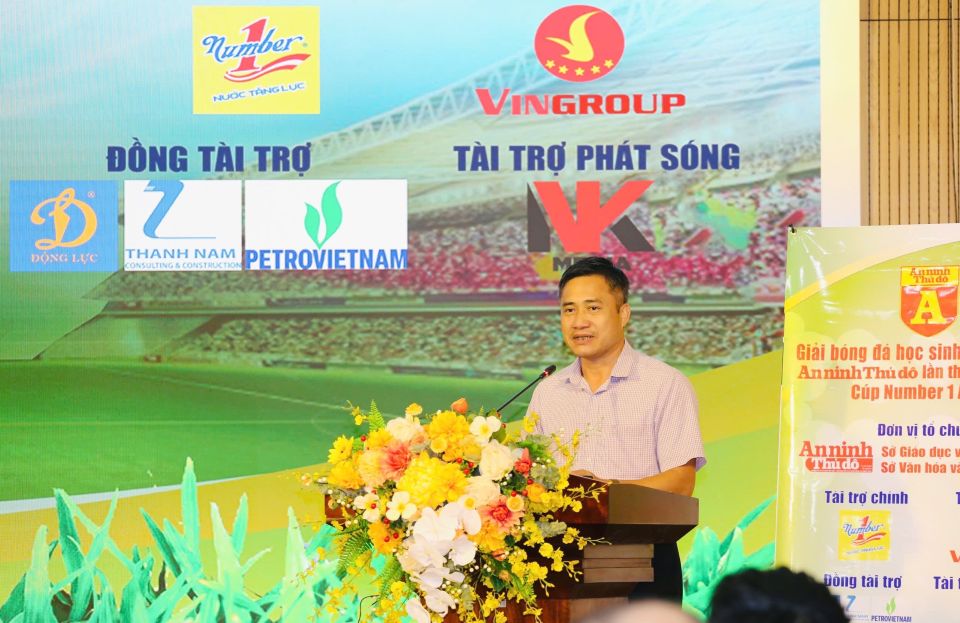 Giải bóng đá học sinh THPT Hà Nội - An ninh Thủ đô lần thứ XXIV 2025 Cúp Number 1 Active: Kỷ lục 125 đội tranh tài, khẳng định vụ thế sân chơi thể thao học đường