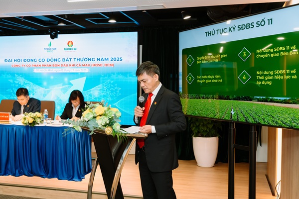 PVCFC tổ chức đại hội cổ đông bất thường năm 2025