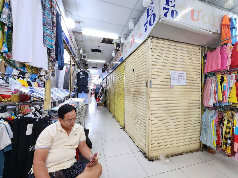 Chợ An Đông và cơn thoái trào: Hàng loạt sạp đóng cửa, tiểu thương lao đao tìm đường sống