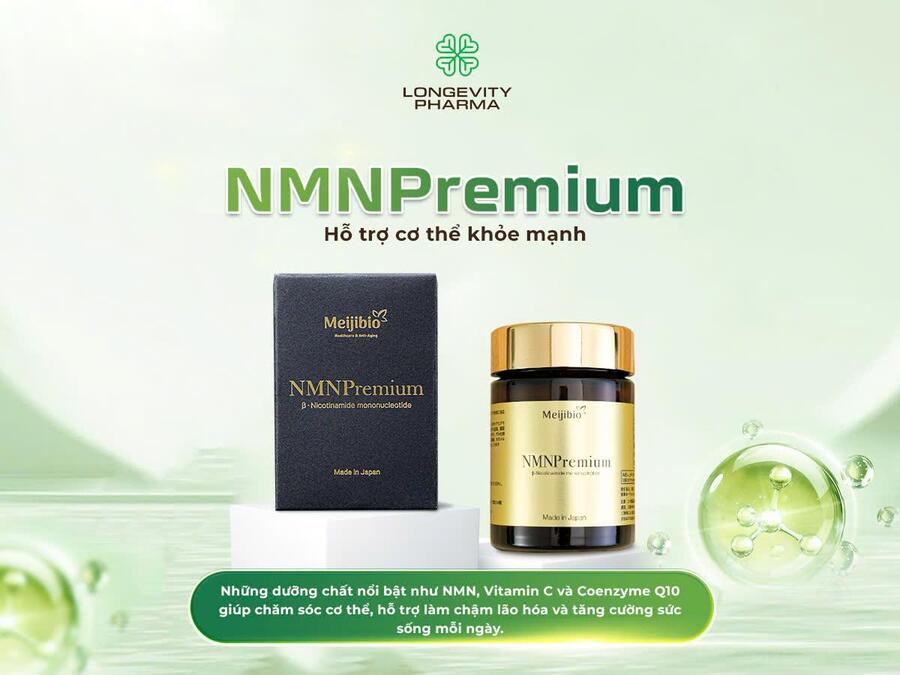 NMNPremium chứa những dưỡng chất nổi bật tốt cho sức khỏe