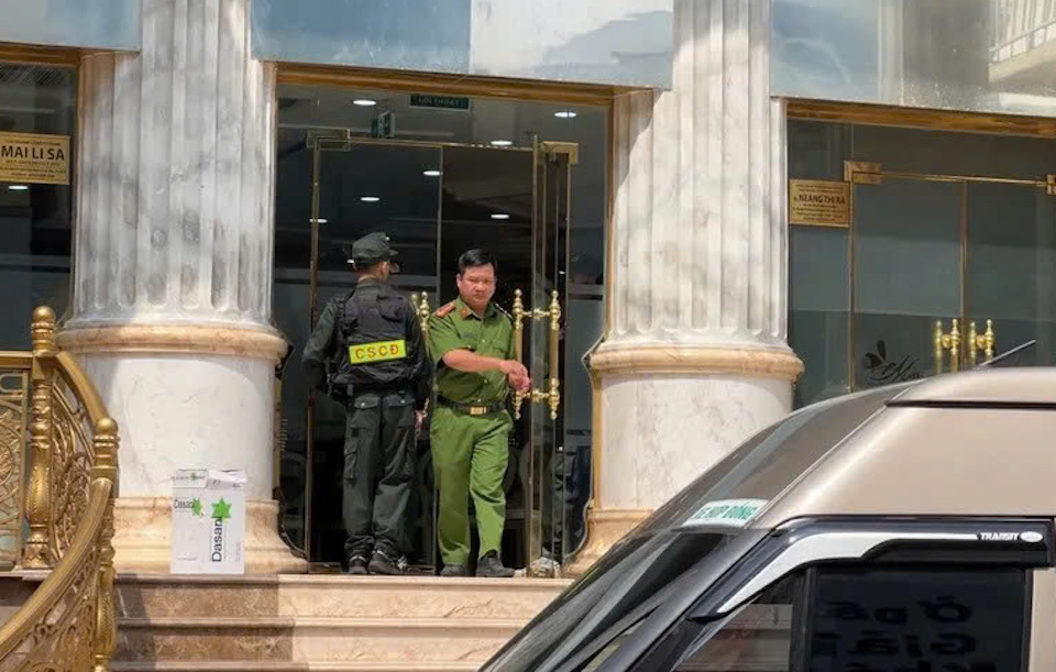 Công an xuất hiện tại nhiều chi nhánh Mailisa khắp cả nước