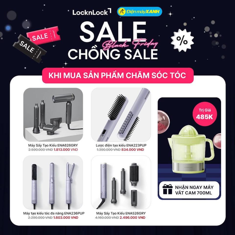 LocknLock tung ưu đãi kép tại hệ thống Điện Máy Xanh