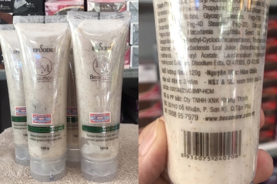 Công ty Khang Thịnh bị phạt 140 triệu đồng và đình chỉ sản xuất mỹ phẩm