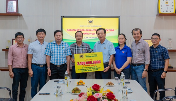 Bình Điền tiếp tục triển khai gói hỗ trợ khẩn cấp 3,1 tỷ đồng hướng về vùng lũ Nam miền Trung