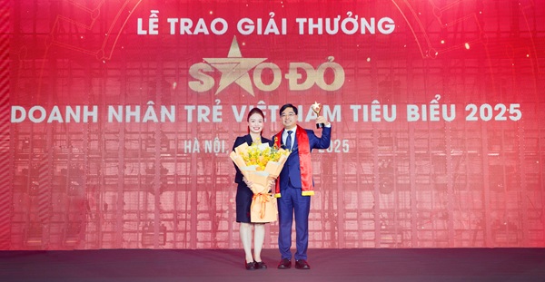 ‘Vua Nha đam’ Đạt TOP 30 Doanh nhân trẻ Việt Nam tiêu biểu 2025 – Giải thưởng Sao Đỏ