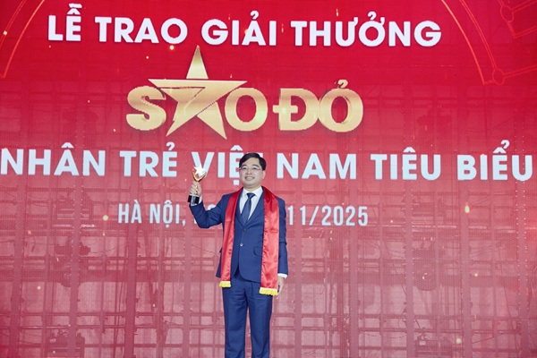 ‘Vua Nha đam’ Đạt TOP 30 Doanh nhân trẻ Việt Nam tiêu biểu 2025 – Giải thưởng Sao Đỏ