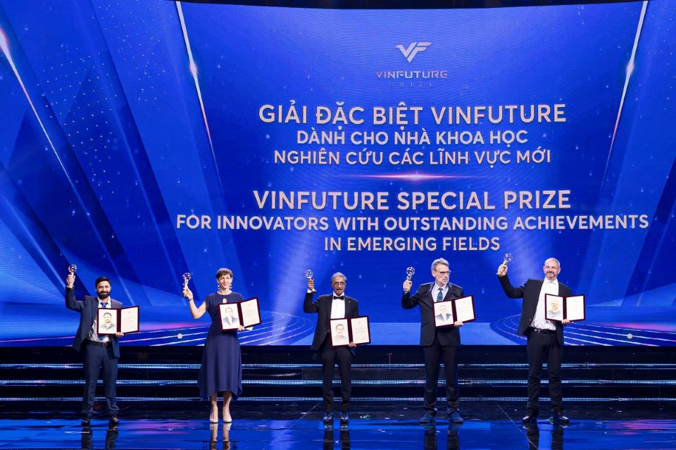 VinFuture 2025- Vinh danh 4 công trình khoa học " cùng vươn mình - cùng thịnh vượng"