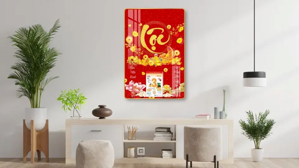 Cách treo lịch chuẩn phong thủy rước tài lộc, vận may vào nhà