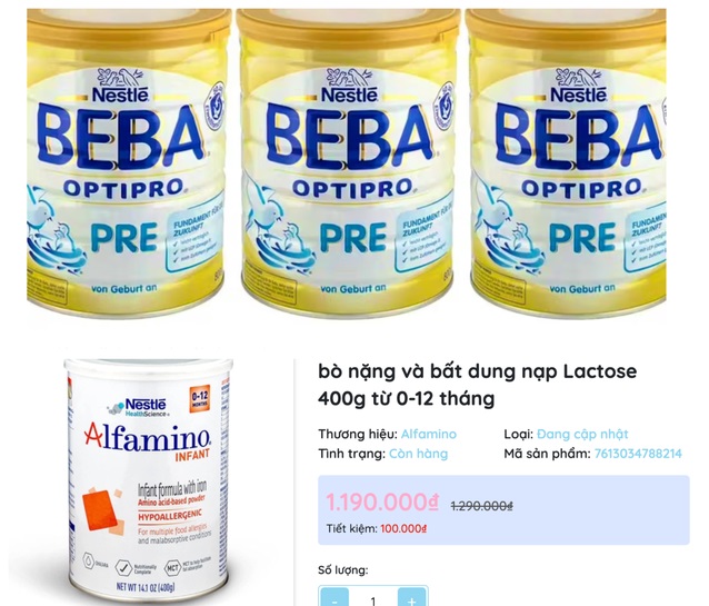 Vụ sữa Nestlé ở Đức chứa độc tố Cereulid: Cục An toàn thực phẩm có chỉ đạo gì?