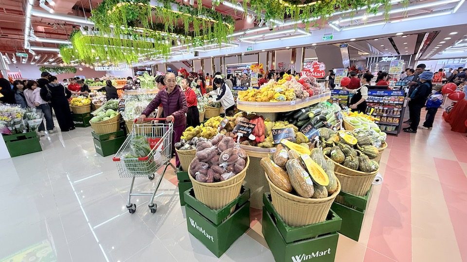 Chuỗi WinMart/WinMart+ mở mới 764 điểm bán, doanh thu 39.000 tỷ đồng năm 2025