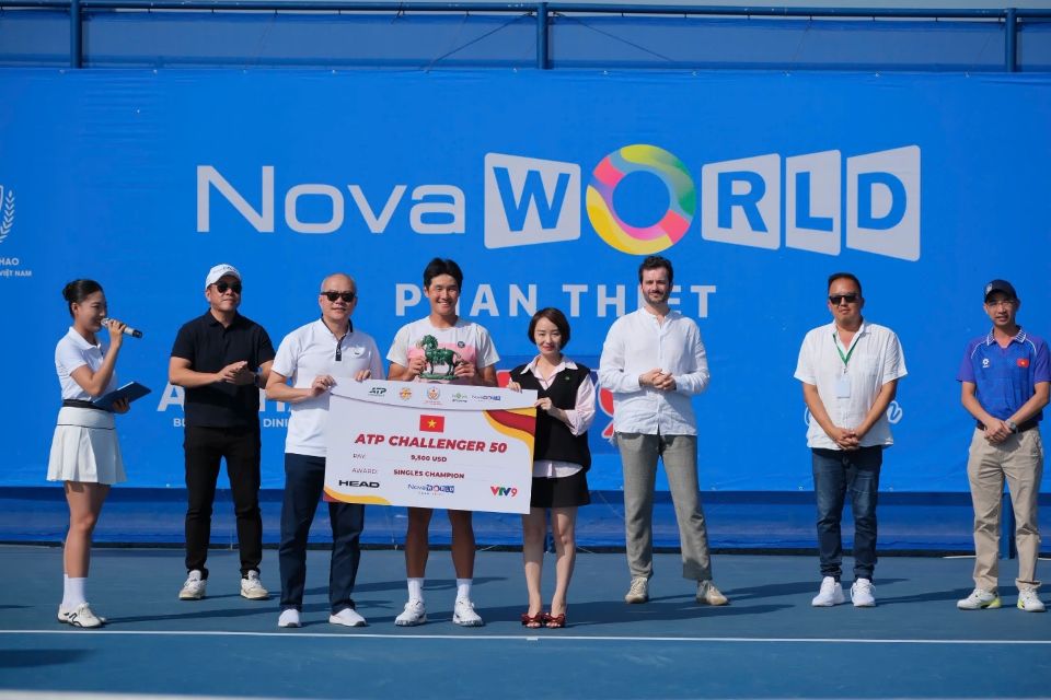 Soonwoo Kwon giành chức vô địch ATP Challenger 50 tại NovaWorld Phan Thiet