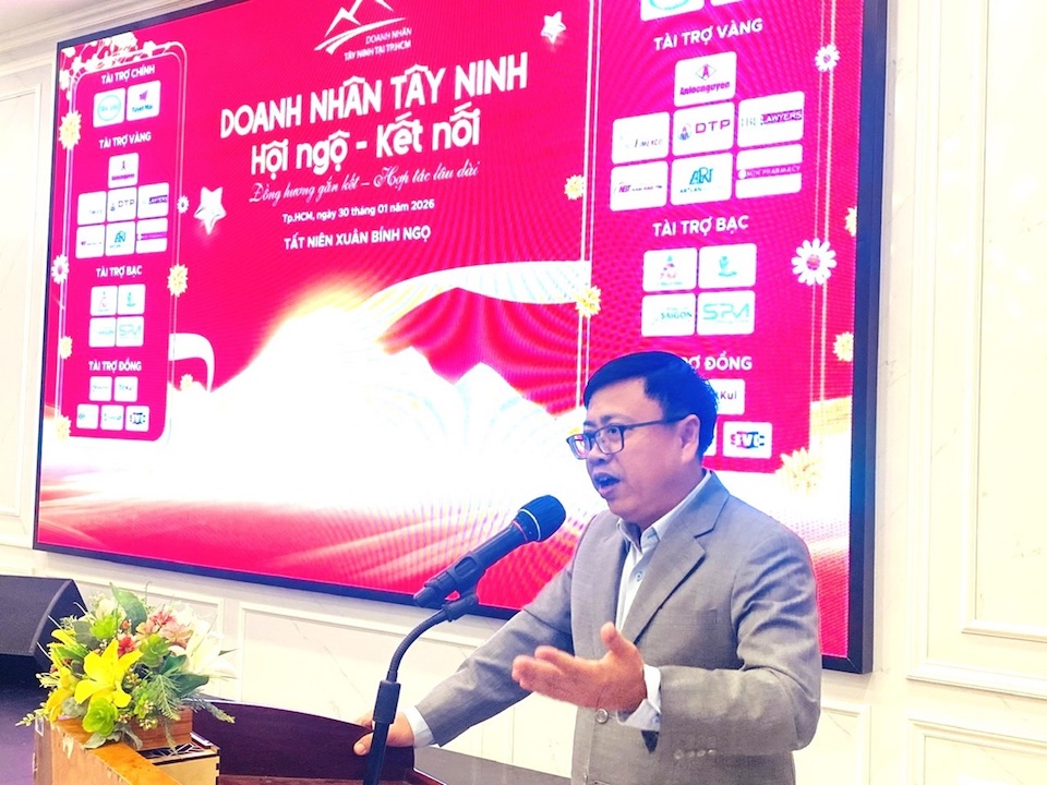 Hội ngộ Doanh nhân Tây Ninh tại TP Hồ Chí Minh: Gắn kết sức mạnh, hướng tới phát triển bền vững