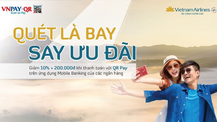 Vietnam Airlines phối hợp VNPAY ưu đãi khách hàng thanh toán trực tuyến