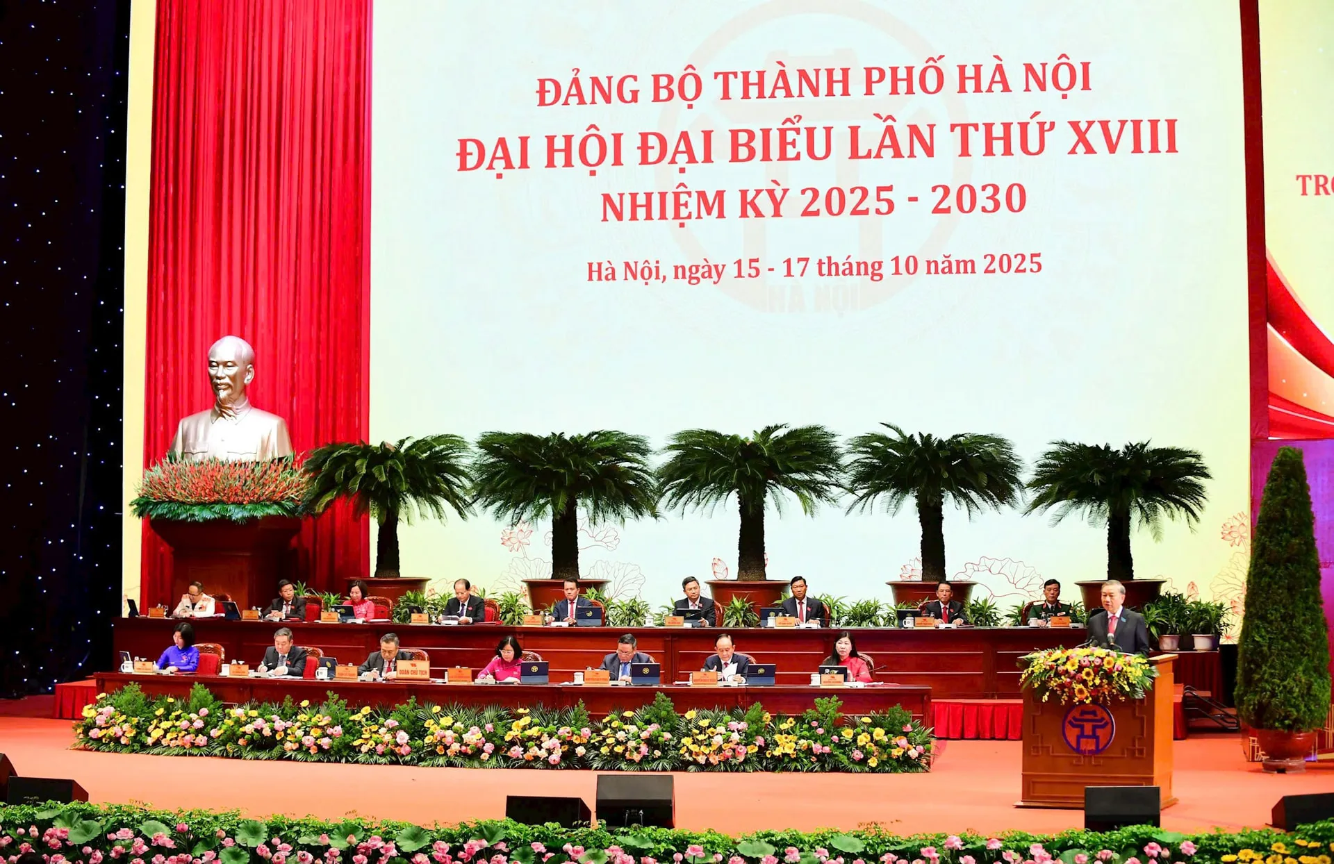 Toàn văn phát biểu của Tổng Bí thư Tô Lâm tại Đại hội đại biểu Đảng bộ TP Hà Nội lần thứ XVIII