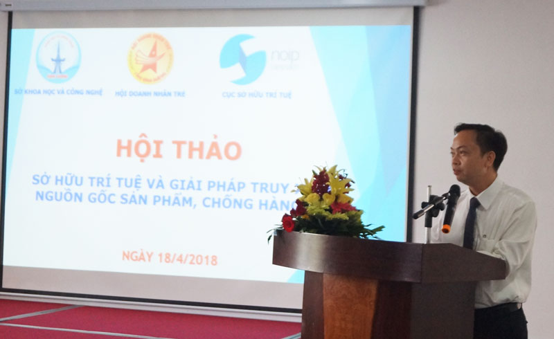 ông Trần Giang Khuê, Phó Trưởng đại diện, phụ trách Văn phòng đại diện Cục SHTT tại TP Hồ Chí Minh