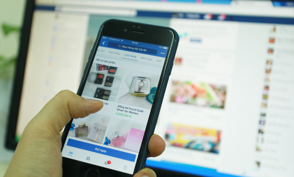 bán hàng qua facebook, thu thuế facebook, kinh doanh online